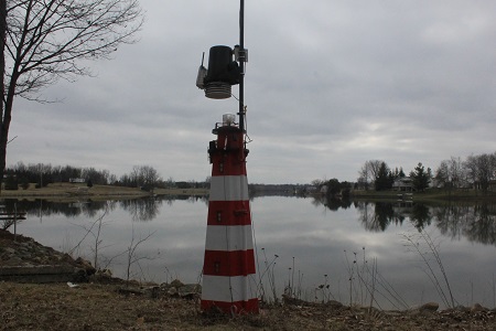 The Light has a weather station